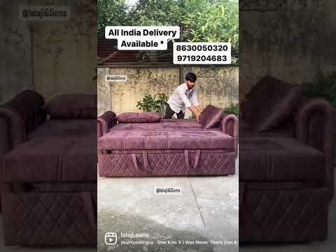 🔥ऐसा 6'x 6' Sofa Cum Bed नही देखा होगा - Amazing space Saver sofa Double Bed 2022 Sofa Bed