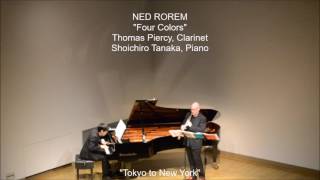 Tokyo to New York Ned Rorem ”Four Colors” Piercy Tanaka 2017