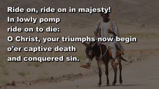 Ride on, ride on in majesty. Lyric video (StF 265)