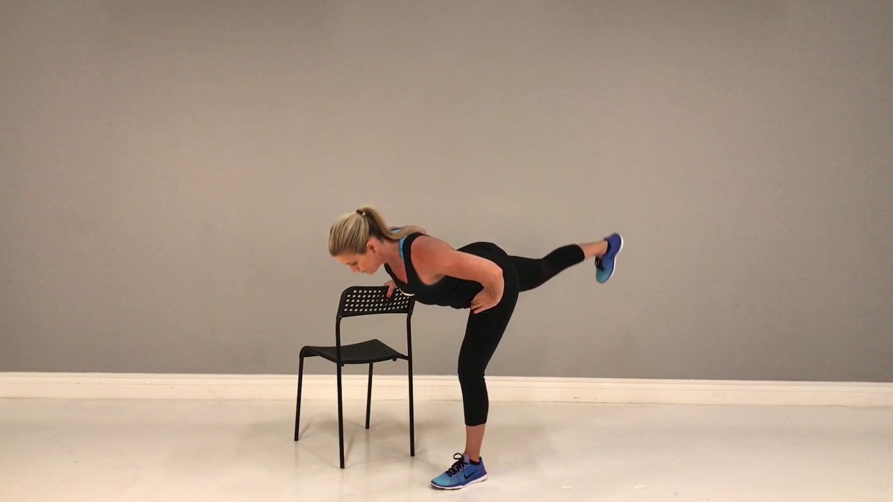 L LEG S RDL WITH CHAIR - YouTube