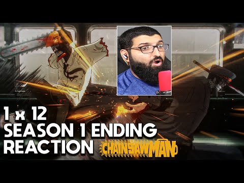 DENJI GOES HARD...CHAINSAW VS KATANA FINALE...SEASON 1 ENDING | Chainsaw Man REACTION | S01 x E12