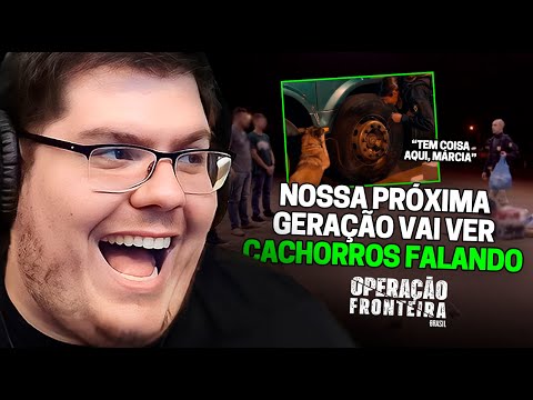 CASIMIRO REAGE: OPERAÇÃO FRONTEIRA T2 #21 - CACHORRO FALANTE E COPA DO CRIME | Cortes do Casimito