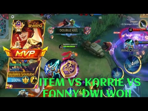 REASON WHY LAYLA IS THE BEST COUNTER FOR KARRIE!! LAYLA BEST BUILD ! instant delete atk speed KARRIE