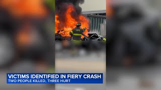 2 drivers killed in fiery 5-vehicle crash in Chicago Heights identified; 3 juveniles injured