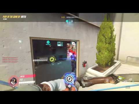 Overwatch Hanzo Dragonstrike Q Play of the Game Pentakill by Vattu