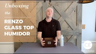 Unboxing the Popular Glass-Top Humidor by Case Elegance (Original Version)