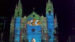 preview picture of video 'Video Mapping Catedral Santa Ana 2013'