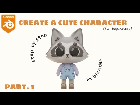BLENDER TUTORIAL - MODELING A CHARACTER FOR BEGINNERS