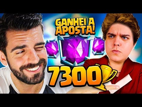 GANHEI A APOSTA DA DILMA NO CLASH ROYALE!