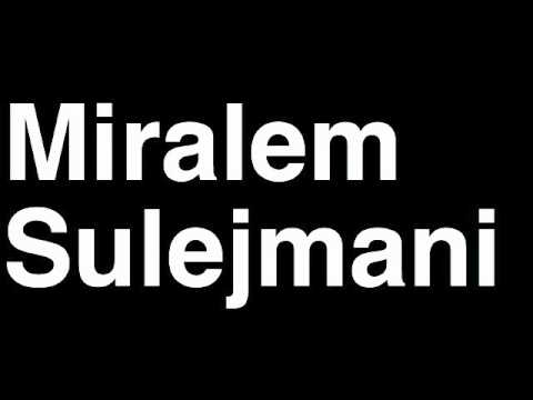How to Pronounce Miralem Sulejmani AFC Ajax Football Futbol Goal Penalty Kick Yellow Red Card Injury