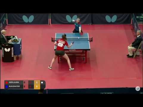 Laura Tiefenbrunner (GER) vs Ekaterina Zironova (RUS) | JGS QF | 2019 ITTF Spanish J&C Open