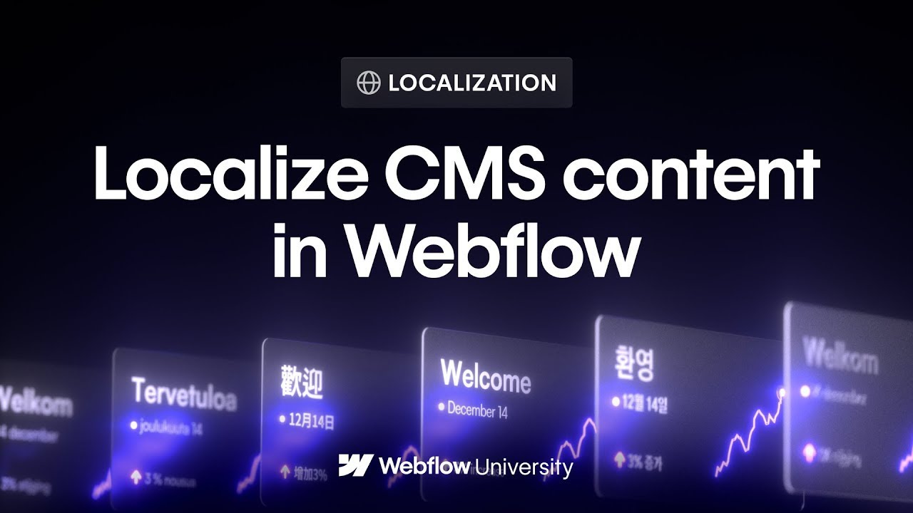Localize CMS content in Webflow – Webflow tutorial