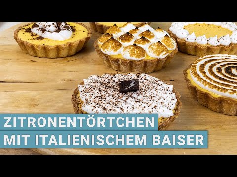 Lemon tart with Italian meringue