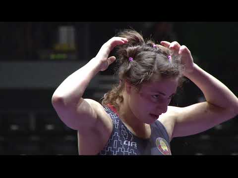 Final 5-6 WW - 57 kg: S. STEWART (CAN) v. Z. SIDAKOVA (BLR)