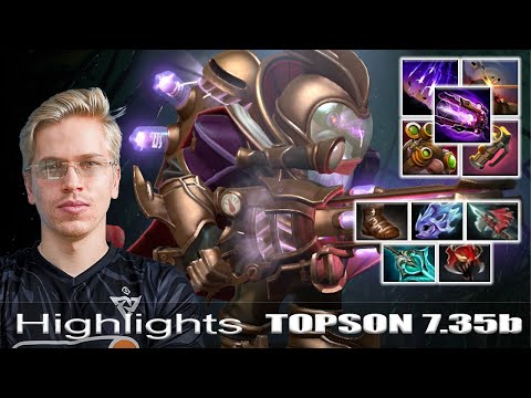 Topson's Sniper: 20 Kills in Under 30 Minutes | Highlights | 7.35b