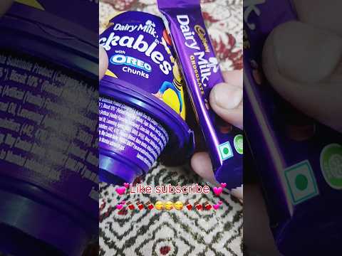 Cadbury Dairy Milk Lickables oreo Chunks #shorts #viral #candies #asmr #chocolate #cadbury @cadbury