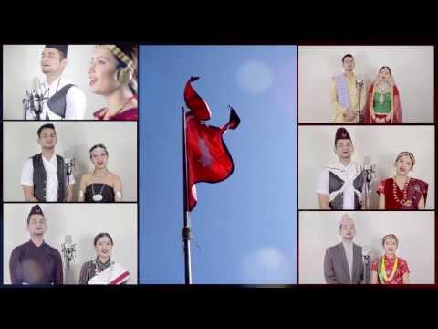 Sayaun thunga l A capella l Choir l National anthem of Nepal l Bibash Paudel & Deepa Ghimire