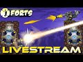 Big Game Matches and Big Fort Maps! - Forts RTS - Livestream