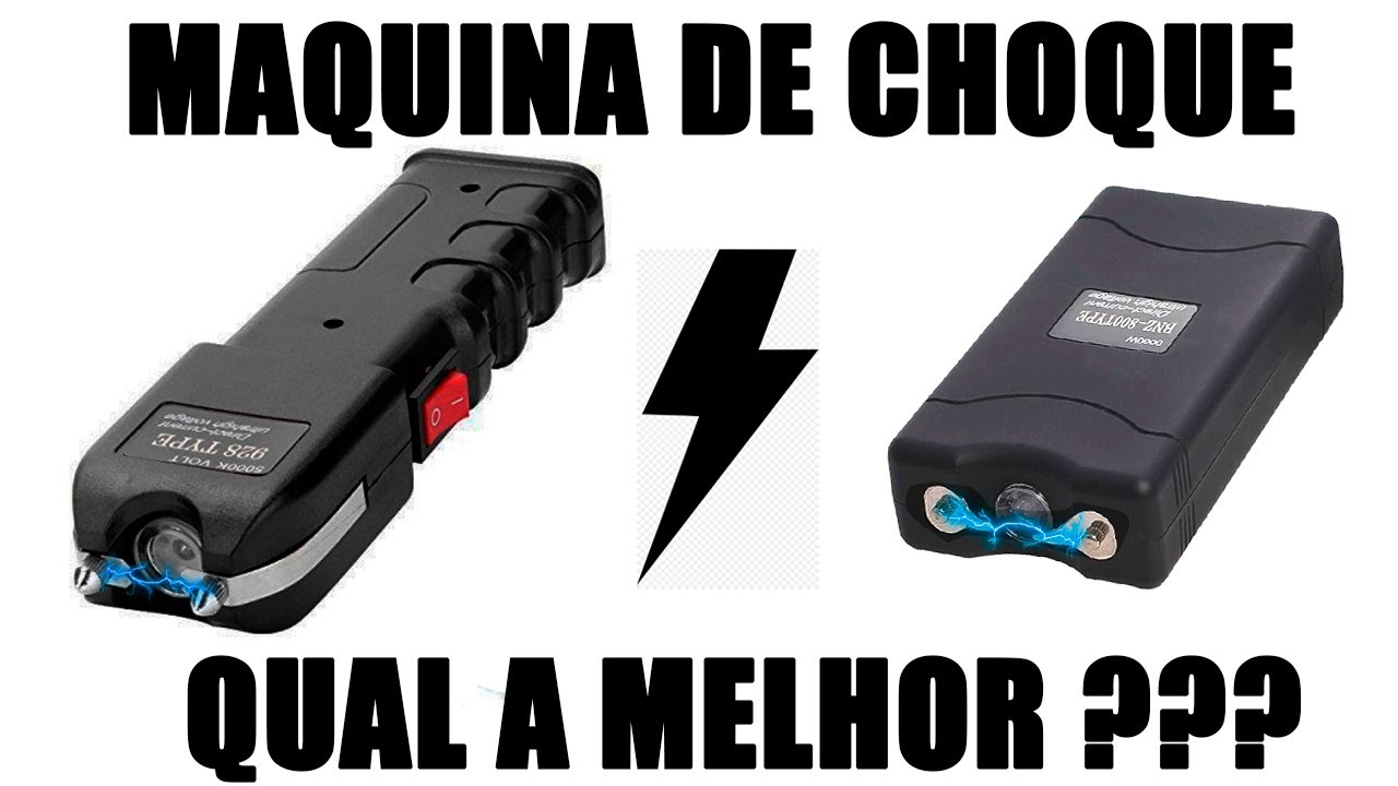 Maquina Aparelho de Choque Taser. Qual a Melhor para Defesa 