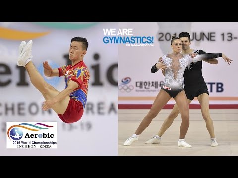 HIGHLIGHTS - 2016 Aerobic Worlds, Incheon (KOR) – Individual Men & Mixed Pairs - We are Gymnastics !