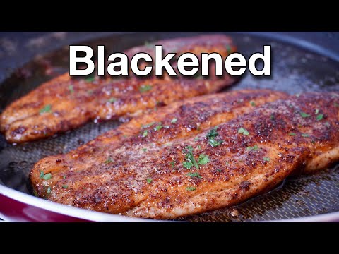 The Perfect Blackened Fish Recipe // Easy Way to Blacken Any Fish You Have!