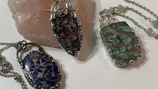 Using Craft Scissors with Tiffany Method Pendants