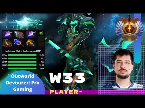 W33 OD - Dota 2 Pro Gameplay - 9kmmr (Player Perspective)