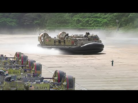 The Crazy Process of Starting and Piloting US Navy Gigantic Hovercrafts