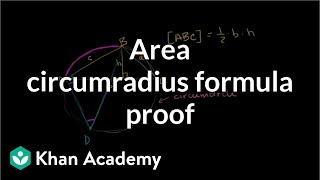 Area Circumradius Formula Proof