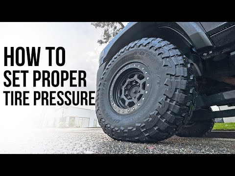 How to Set Proper Tire Pressure In Your Truck With the Chalk Line Test