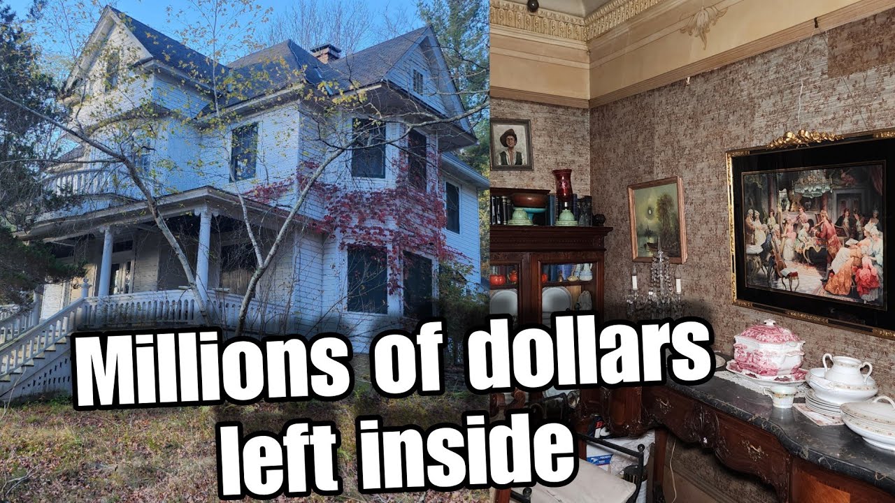 Abandoned BILLIONAIRES Estate with EVERYTHING Left Forgotten Inside