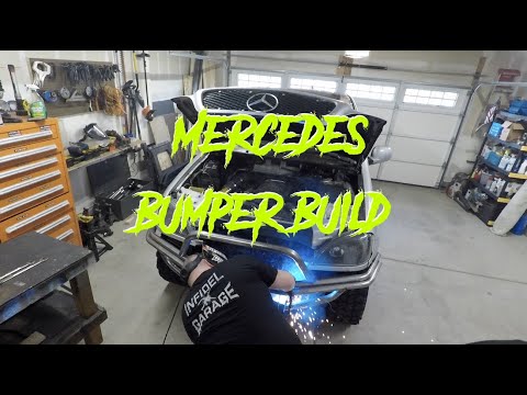 Building a Front Tube Bumper for Mercedes