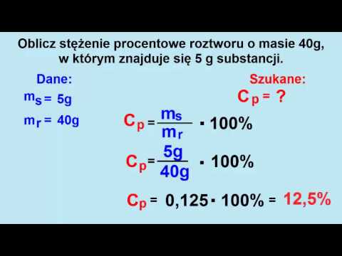 Stężenie procentowe