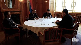 Meeting of the Foreign Minister of Armenia Ararat Mirzoyan with the OSCE Minsk Group Co-Chair of France Brice Roquefeuil