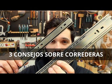 Como elegir una corredera telescópica para tu mueble