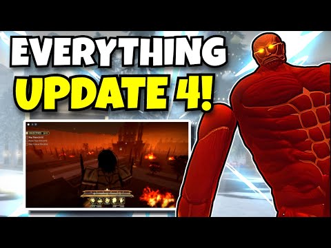 AOT Revolution ALL Changes In UPDATE 4! (NEW CODE!)