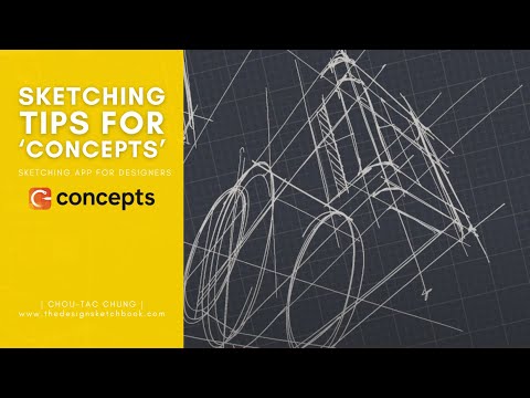 How to Start Sketching on 'CONCEPTS' app (Beginner Tips for Designers)  | Product Design Sketching