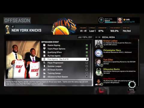 NBA 2K16 MYGM New York Knicks Episode 24