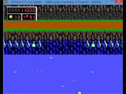 How to get the raindrops and life water flasks in Keen 4 Lifewater Oasis