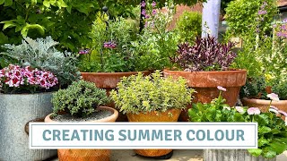 Planting Summer Patio Containers for a July Wedding | Annuals & Perennials// Cottoverdi
