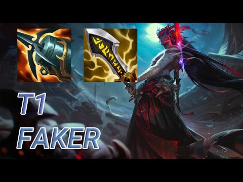 T1 Faker Yone Mid VS Neeko | KR Challenger Patch 13.20
