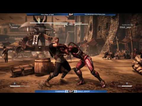 MKX @ Pillar of Salt - Cossner (Sektor) vs Exile Joker (Liu Kang/Erron Black)[720P60FPS]