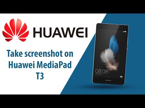 How to take screenshot on Huawei Media Pad T3?