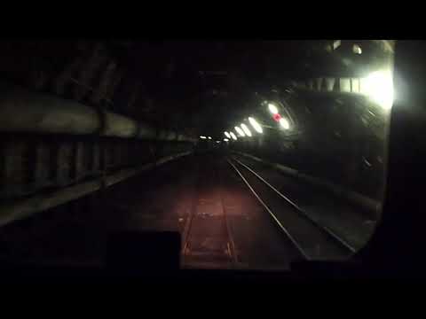 Bergwerk West vom 1. WN zum Schacht mit Lok