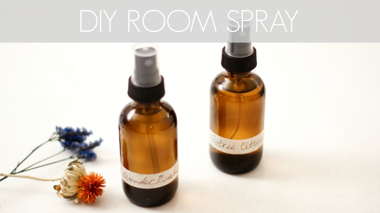 DIY ESSENTIAL OIL ROOM SPRAYS || Katie Bookser