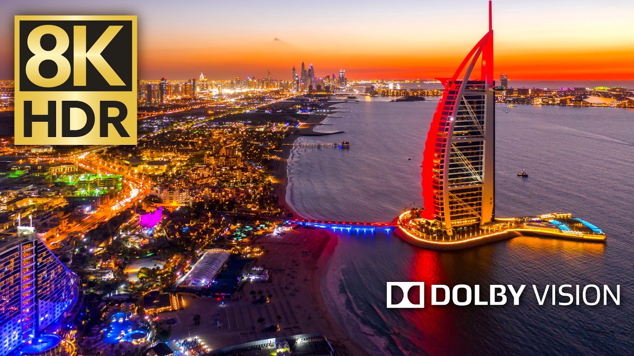 Beautiful Night City DOLBY VISION 8K HDR 120fps