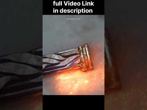 Twisted Copper Bracelet Tutorial #handmadejewelry #jewelry #diy #wireworks #shortvideo