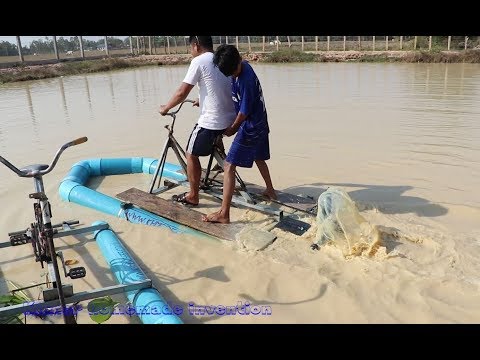Homemade destruction: PVC boat invention - New Upgrade loading 130kg part2