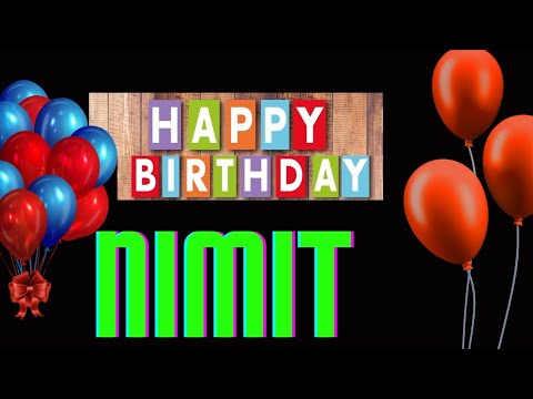 NIMIT Birthday song - happy birthday NIMIT | Janam din ke gaane