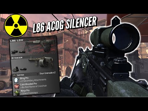 MW2- L86 Acog Silencer Nuke Challenge... (2022)